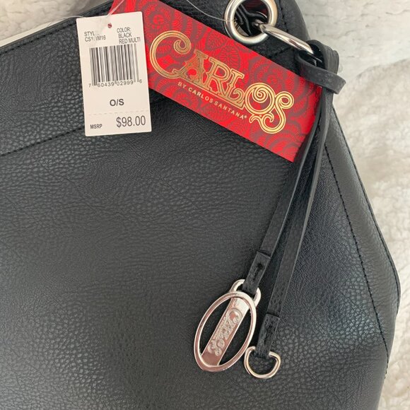 Carlos Santana Purse/Tote Black NWT - Picture 7 of 7